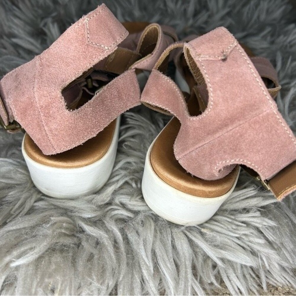 Sundance pink suede strappy gladiator sandals EU size 40 US 9.5 - Picture 8 of 12